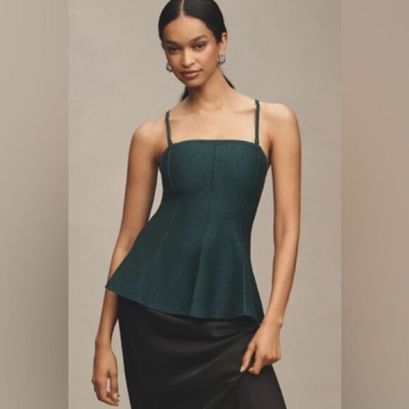 ❤️ANTHROPOLOGIE Pilcro Hourglass Sparkly Sweater Tank | Small - Picture 3 of 12